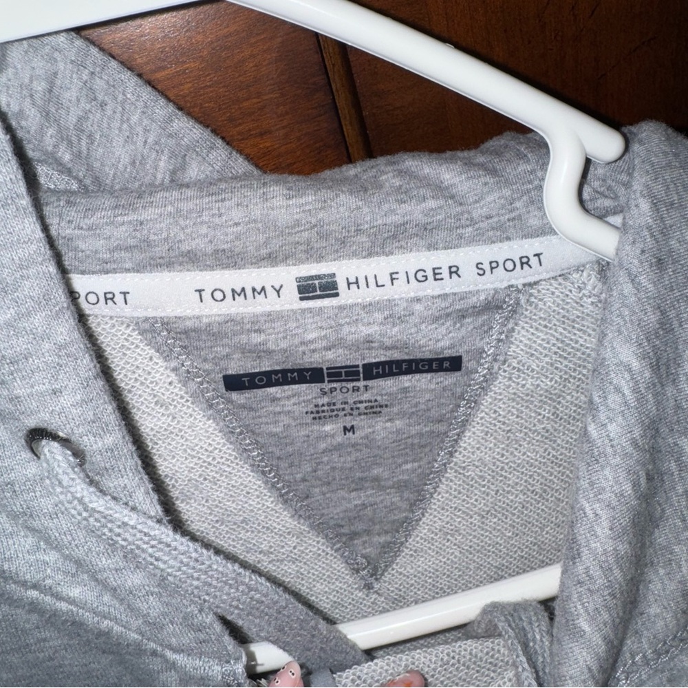 Tommy Hilfiger Sport Heather Gray Hoodie - Picture 3 of 6